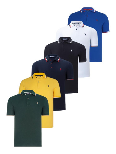 Men's polo shirt dewberry