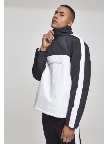 2-Tone Padded Tug Jacket White/Black