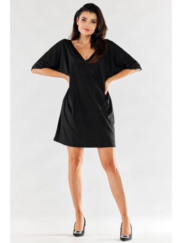 Awama Woman's Dress A557 Black