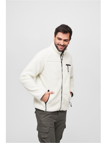 Teddyfleece jacket white