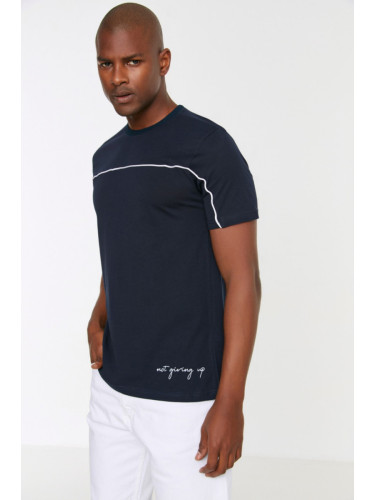 Мъжка тениска. Trendyol TMNSS22TS0610/Navy blue