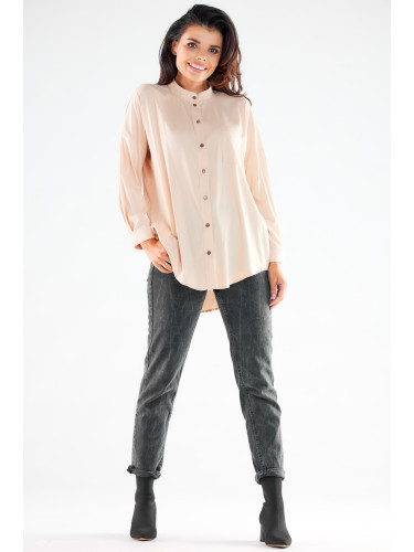 Awama Woman's Shirt A525 Beige