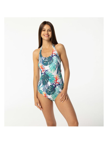 Aloha From Deer Woman's Tropic Open Back Swimsuit SSOB AFD342