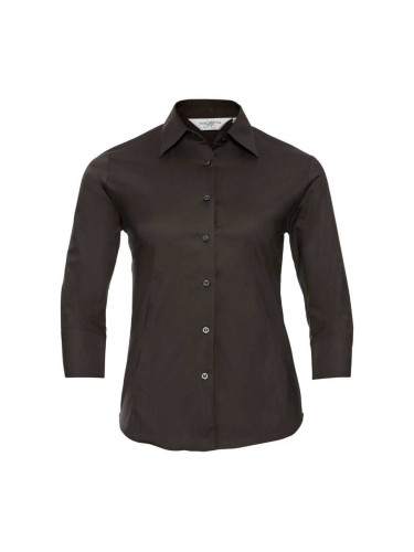 Brown women's classic shirt Russell