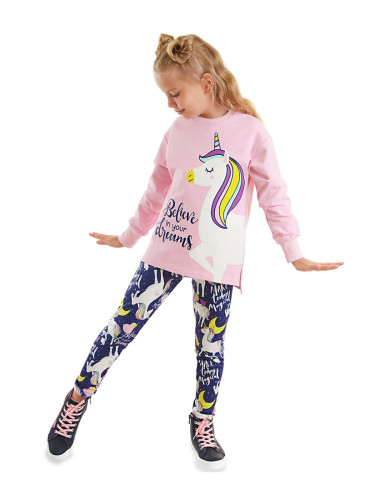 mshb&g Unicorn Girls' Sweatshirt and Leggings Set