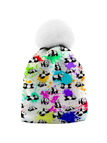 Mr. GUGU & Miss GO Woman's Colours Of Panda Beanie WB21WH 2251