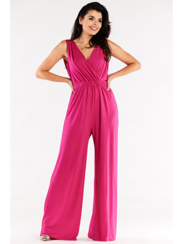 Awama Woman's Jumpsuit A552 Fuchsia