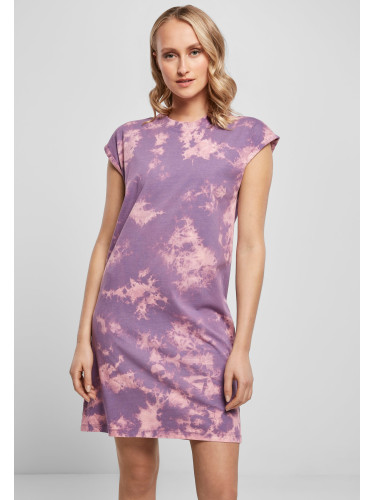 Women's bleached dress gray-purple