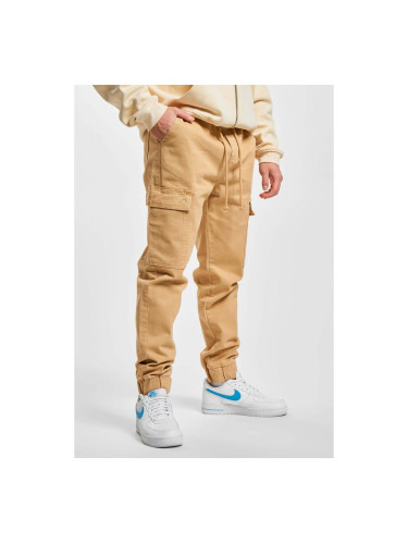 Мъжки карго панталон DEF бежов