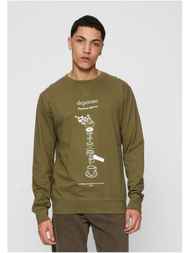 Olive Depresso Crewneck