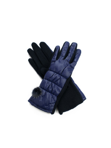 Art Of Polo Woman's Gloves Rk14317-5 Navy Blue