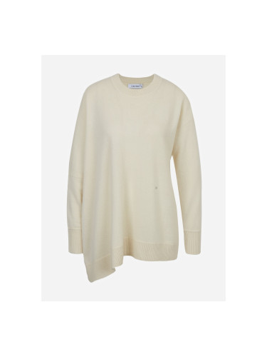 Calvin Klein Sweatshirt Cashmere Asymetric S - Women