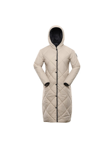 Women's coat nax NAX ZARGA white pepper