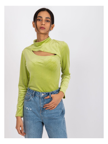 Blouse-DHJ-BZ-6561.09P-lime green