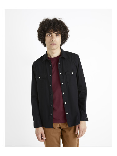 Celio Denim Shirt Modern Fit Cadenlo - Mens