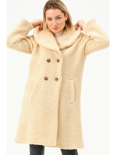 Z6776 DEWBERRY ДАМСКИ ТОПЪР-БЕЖОВ