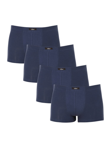 4PACK men's boxers S.Oliver dark blue