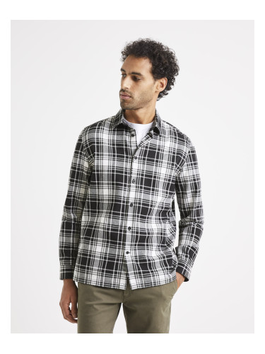 Celio Plaid Shirt Babene - Men's