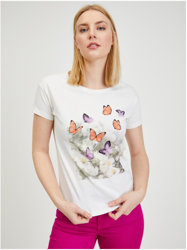 White Women's T-Shirt ORSAY - Women