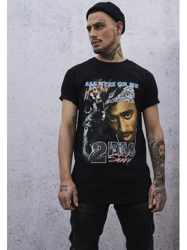 Black Tupac Retro T-Shirt