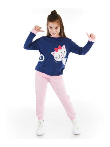 Denokids Cat Bead Girl Child Tracksuit