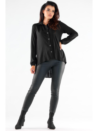 Awama Woman's Shirt A527 Black