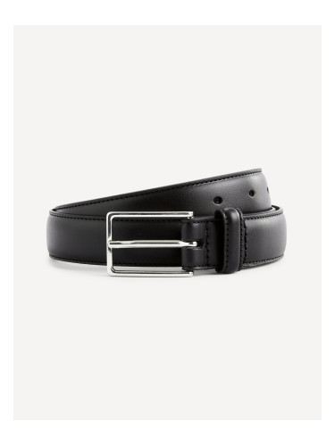 Black men's leather belt Celio