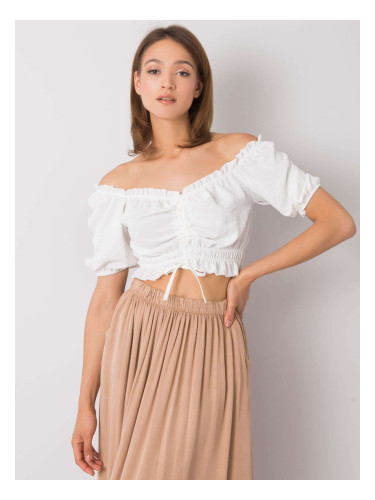 RUE PARIS White short blouse