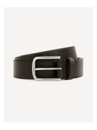 Black men's leather belt Celio Dibeltspor