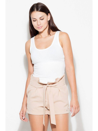 Shorts with elastic waist Katrus beige