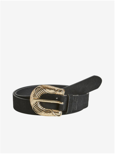 Black Women's Leather Strap VILA Luisa - Women's