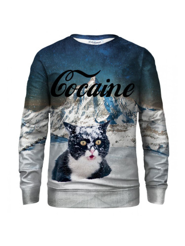 Суитшърт LET IT SNOW Bittersweet_Paris_Cocaine_Cat_Sweater_S-Pc_Bsp017_White