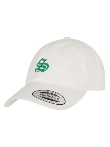 Letter White Low Profile Cap S