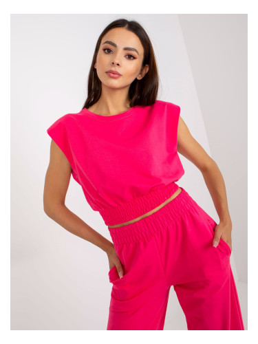 Basic fuchsia set with pockets RUE PARIS