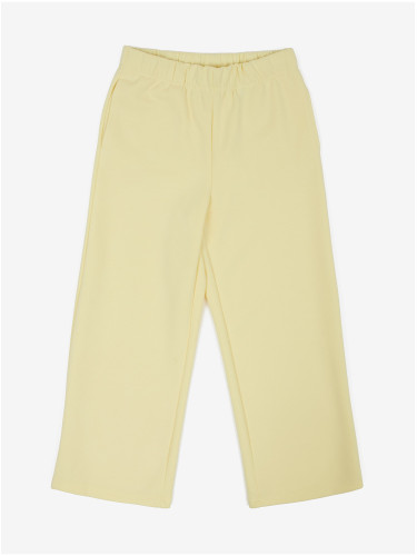 Light Yellow Girls' Sweatpants ONLY Scarlett - Girls