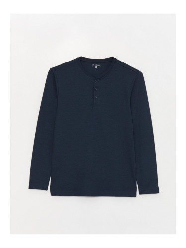 LC Waikiki Crew Neck Long Sleeve Men's Pajama Top