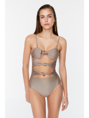 Trendyol норка изрязани подробни бански