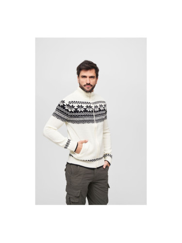 Cardigan Norweger white