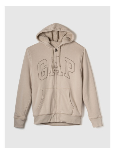 GAP Sweatshirt with sherpa logo - Men