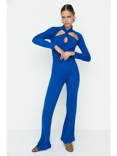 Trendyol Saks Cut Out Detailed Knitwear Top and Bottom Set