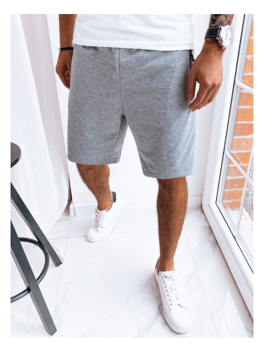 Spodenki męskie dresowe jasnoszare Dstreet