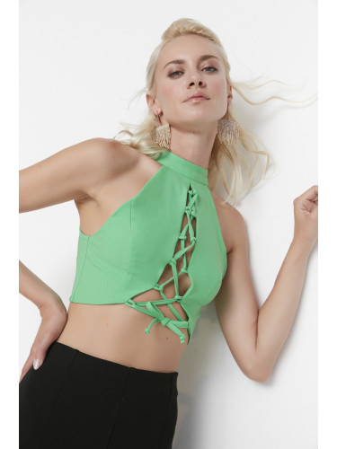 Trendyol Green Collar Detailed Bustier