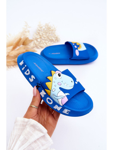 Children's foam slippers Dinosaur Blue Dario