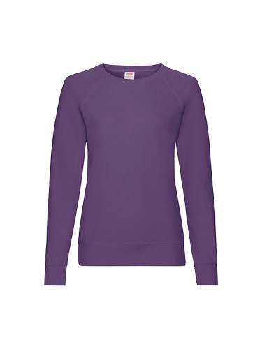 Purple sweatshirt classic light Fruit of the Loom