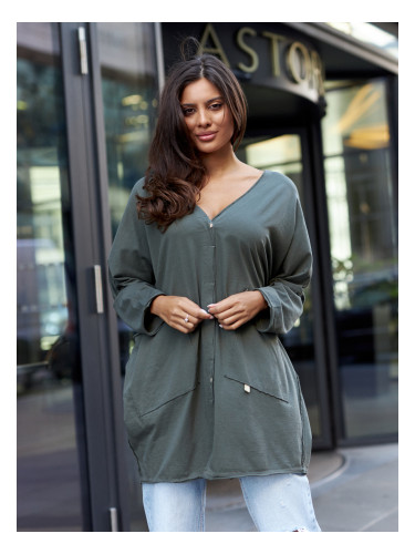 Khaki cape By o la la cxp1117.khaki