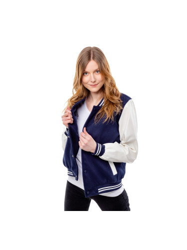 Women's Baseball Jacket GLANO - Dark Blue