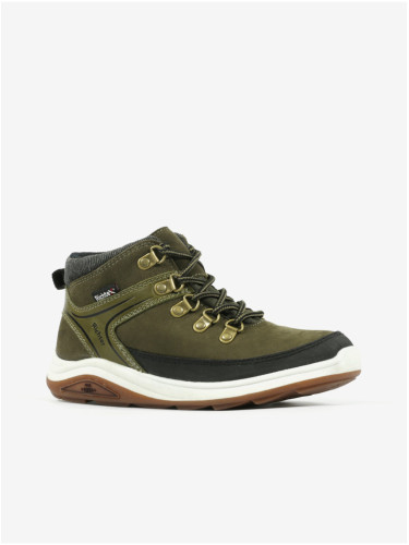 Green Boys' Ankle Leather Winter Boots Richter