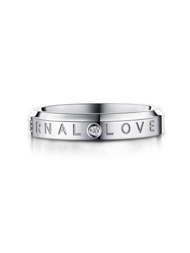 Stainless steel ring - Eternal love