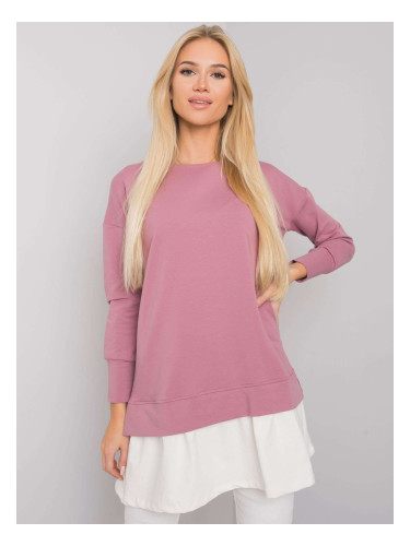 RUE PARIS Dusty pink women's cotton tunic