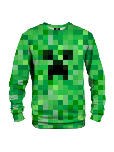 Mr. GUGU & Miss GO Unisex's Pixel Creeper Sweater S-Pc2357